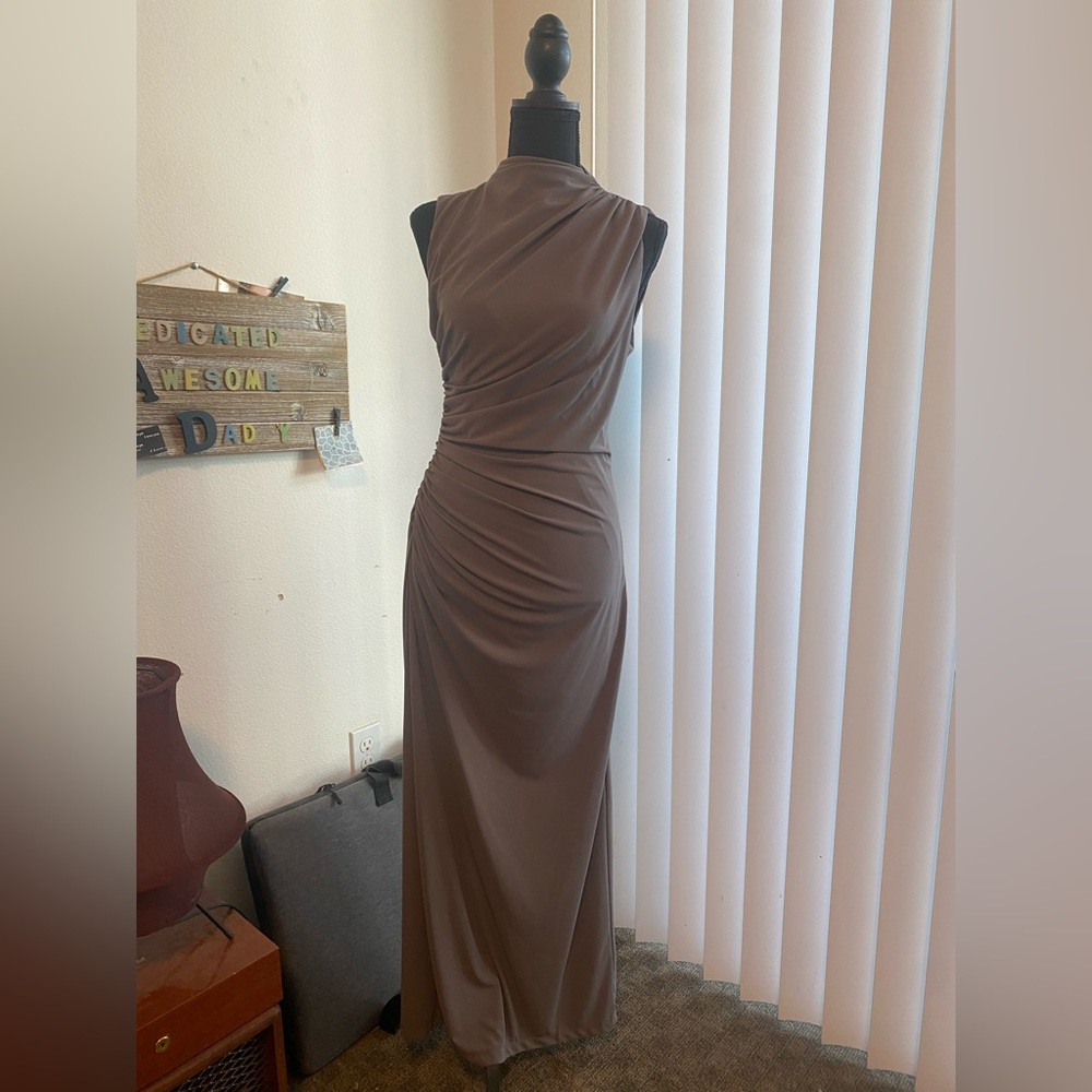 Zara Dark Grey long gown